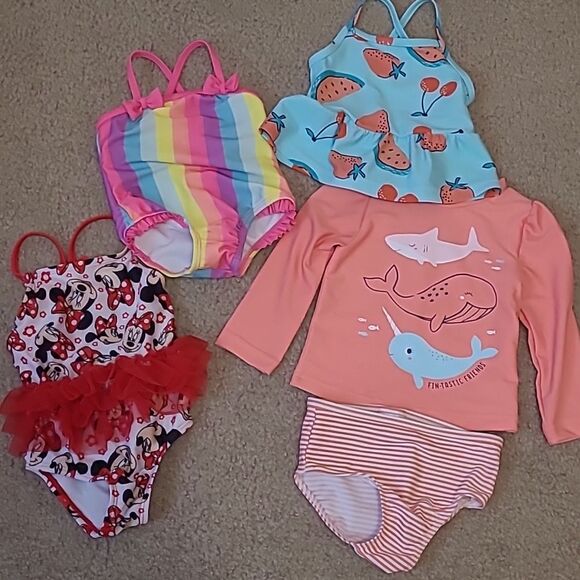 Size 12 months swimming suits lot - Picture 2 of 5